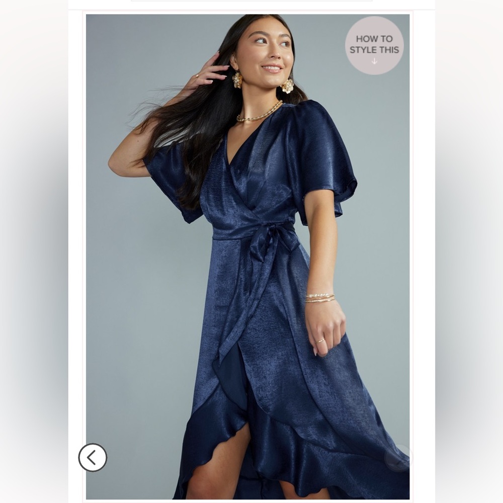 Blue Rain Navy Dress